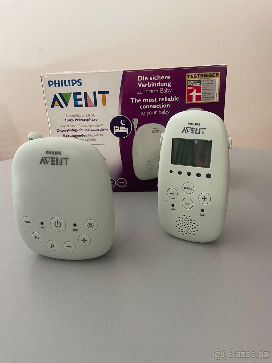 Philips AVENT elektronická chůvička s technologií DECT, SCD7