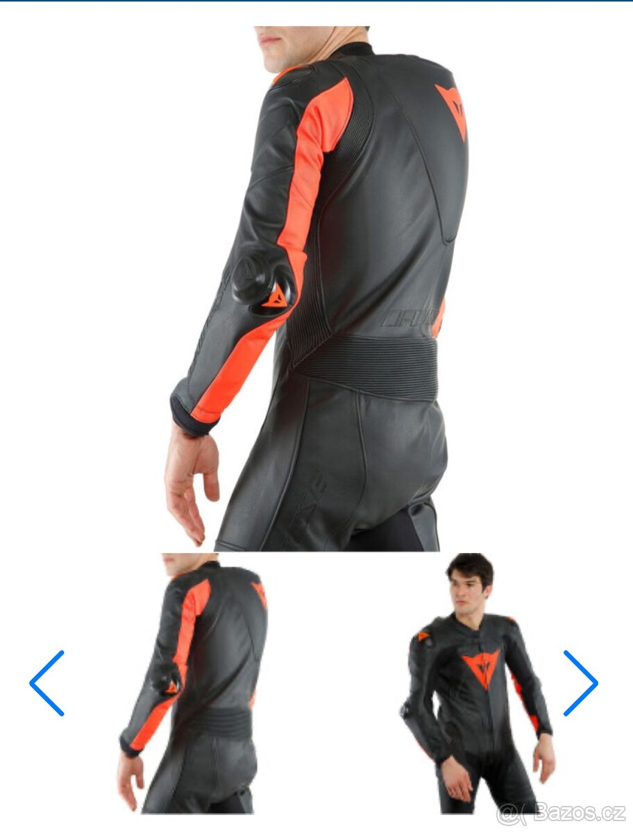 Kombinéza na moto Dainese LAGUNA SECA 5 1PC LEATHER SUIT BLA