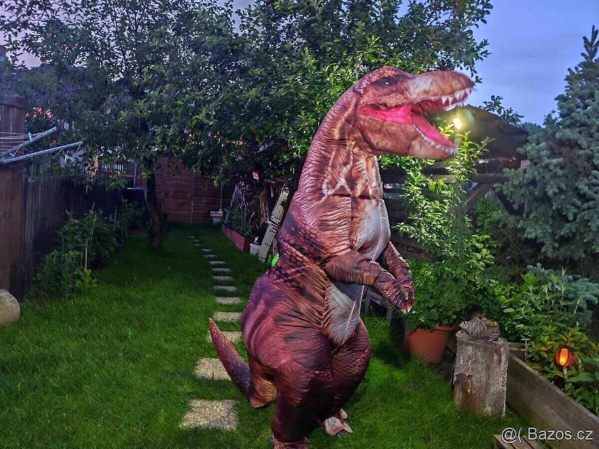 Dinosaurus kostým maskot na karneval