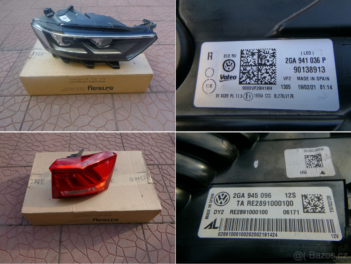 VW T-ROC originál světlo full LED 2GA941036P 2GA945096