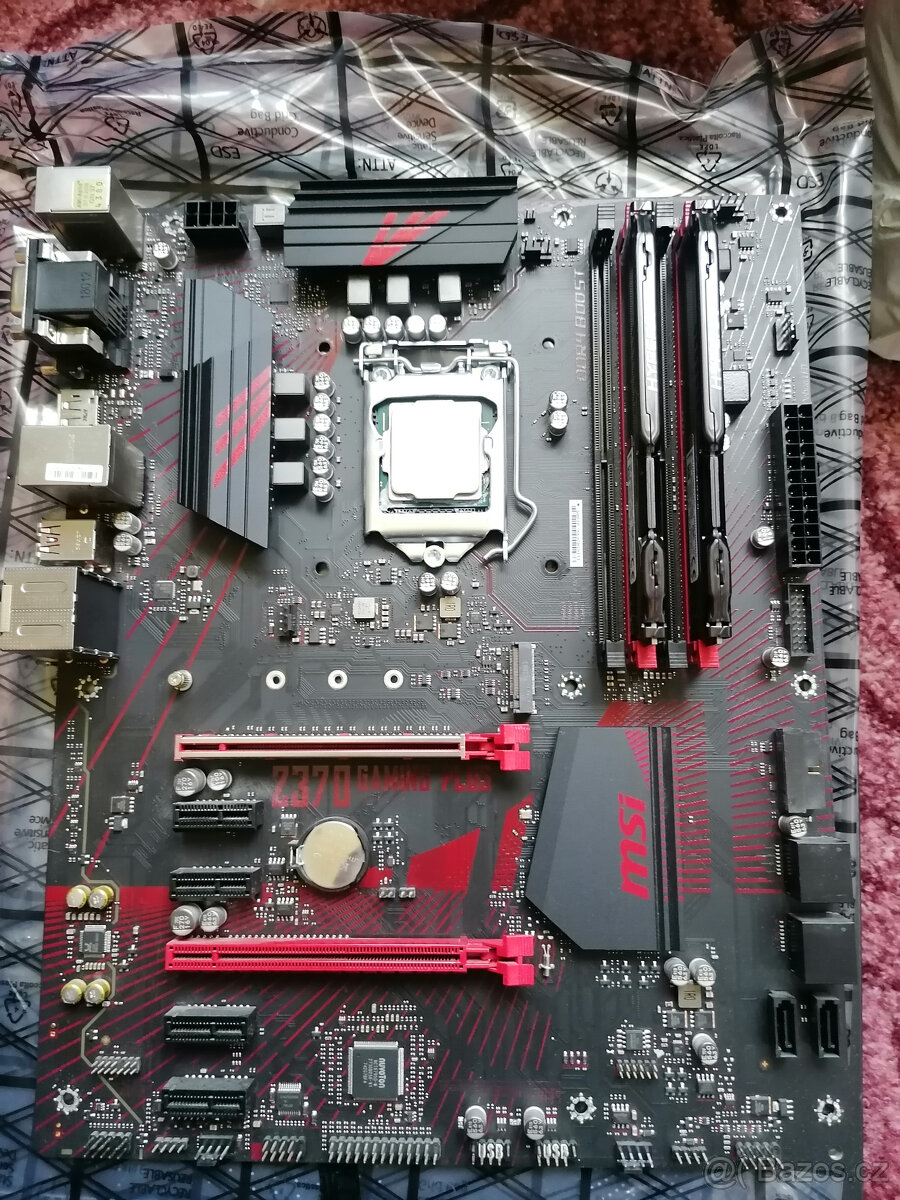 msi Z370 gaming plus, i7 8700,16gb RAM