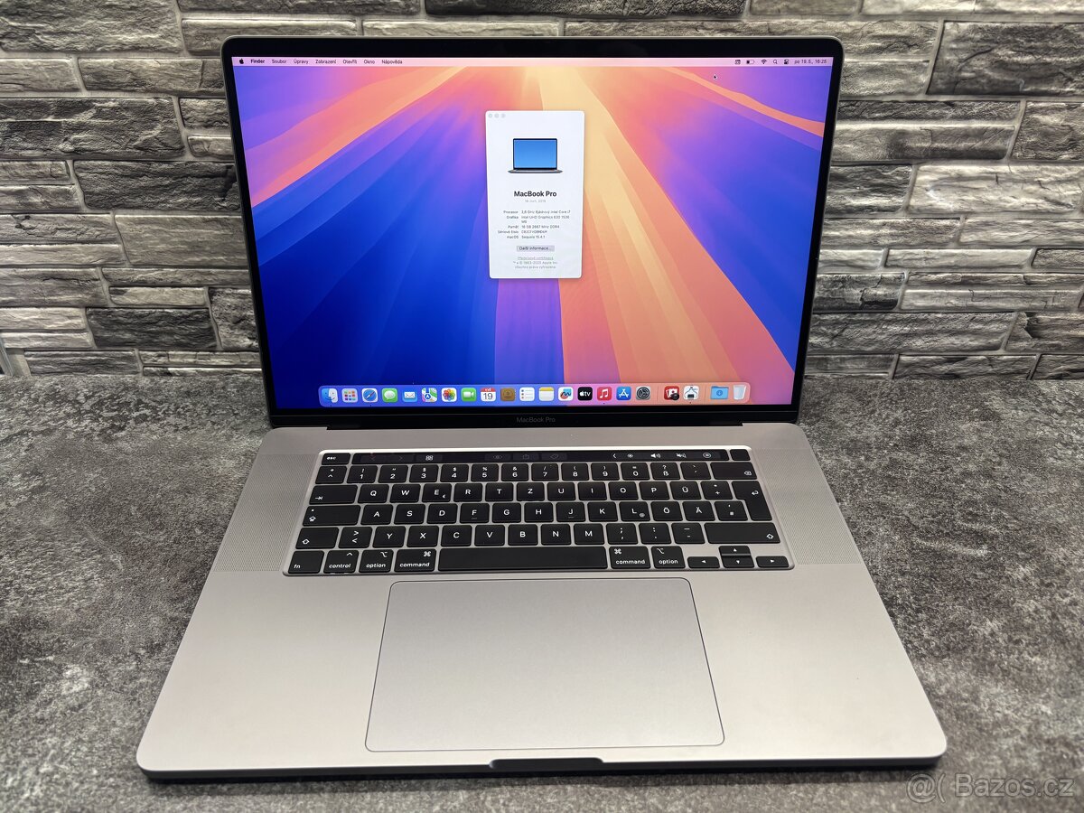MacBook Pro 16" 2019 i7 / 16GB / 500GB / Pro 5300M