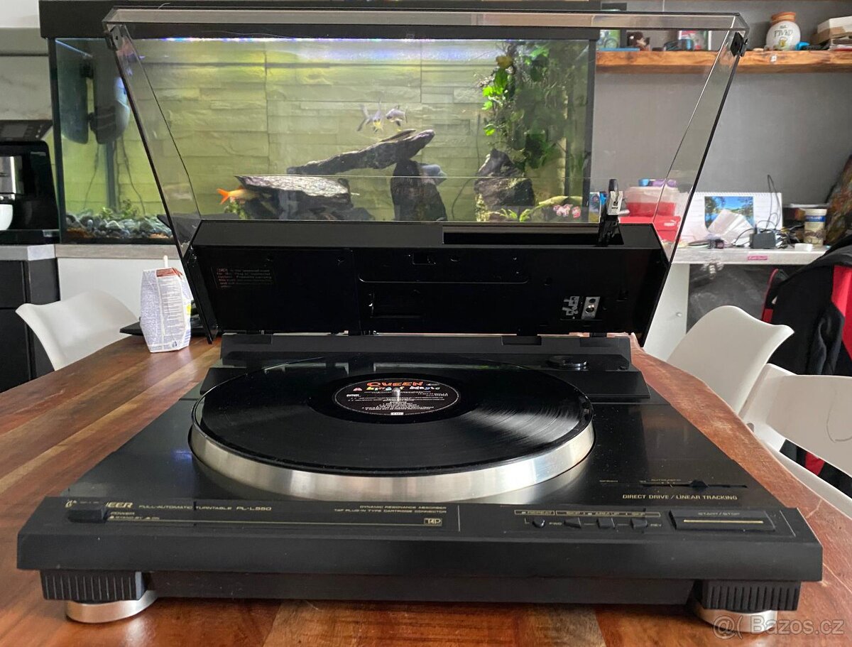 PIONEER PL-L550 Tangencial gramofon /Japan 1989/ TOP STAV