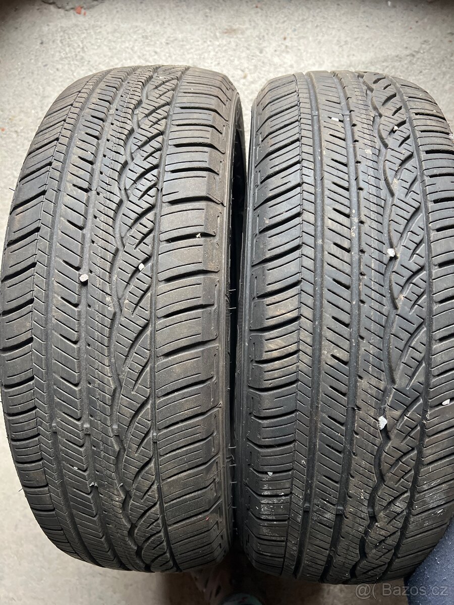 2x celoroční pneu 185/60/15 Dunlop