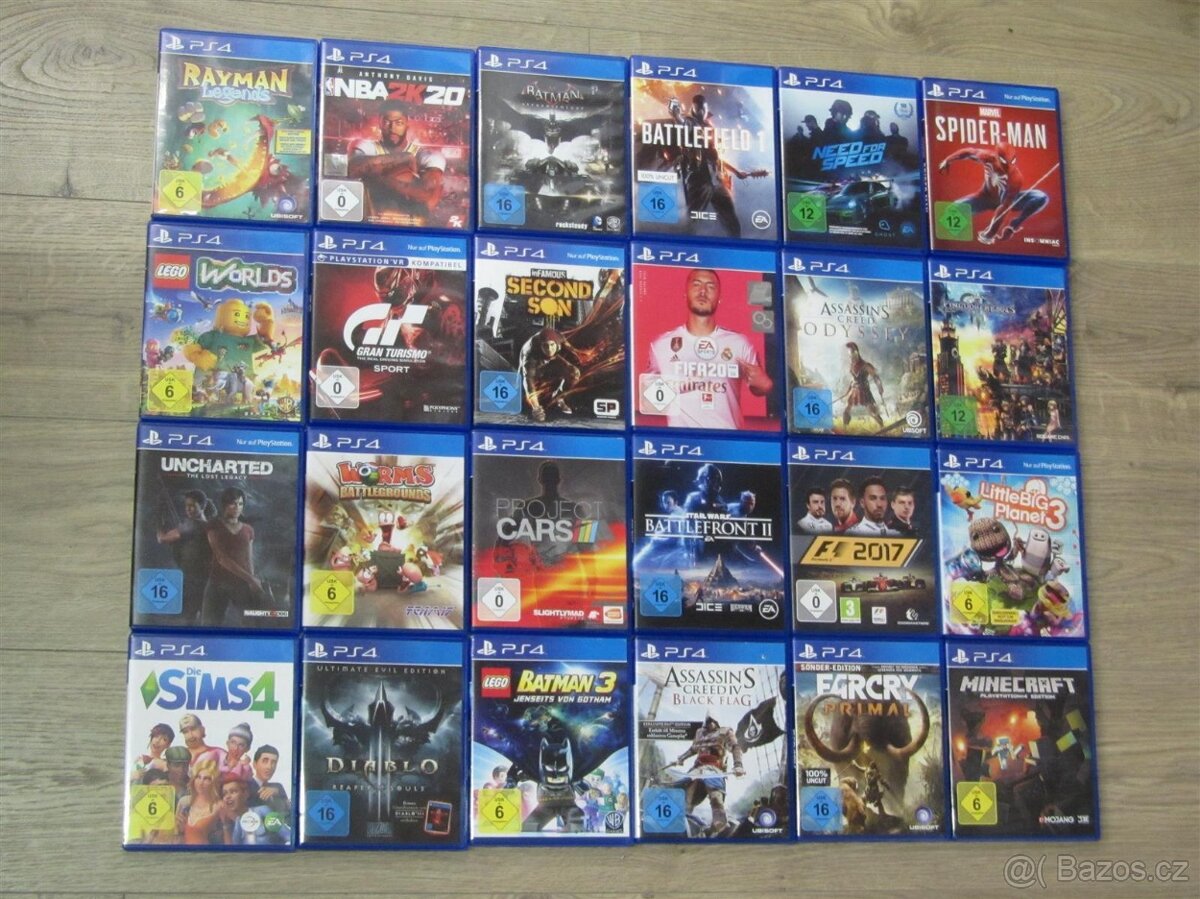 VÝMĚNA nebo prodej: Nabídněte. Playstation4 (PS4) hry PS5