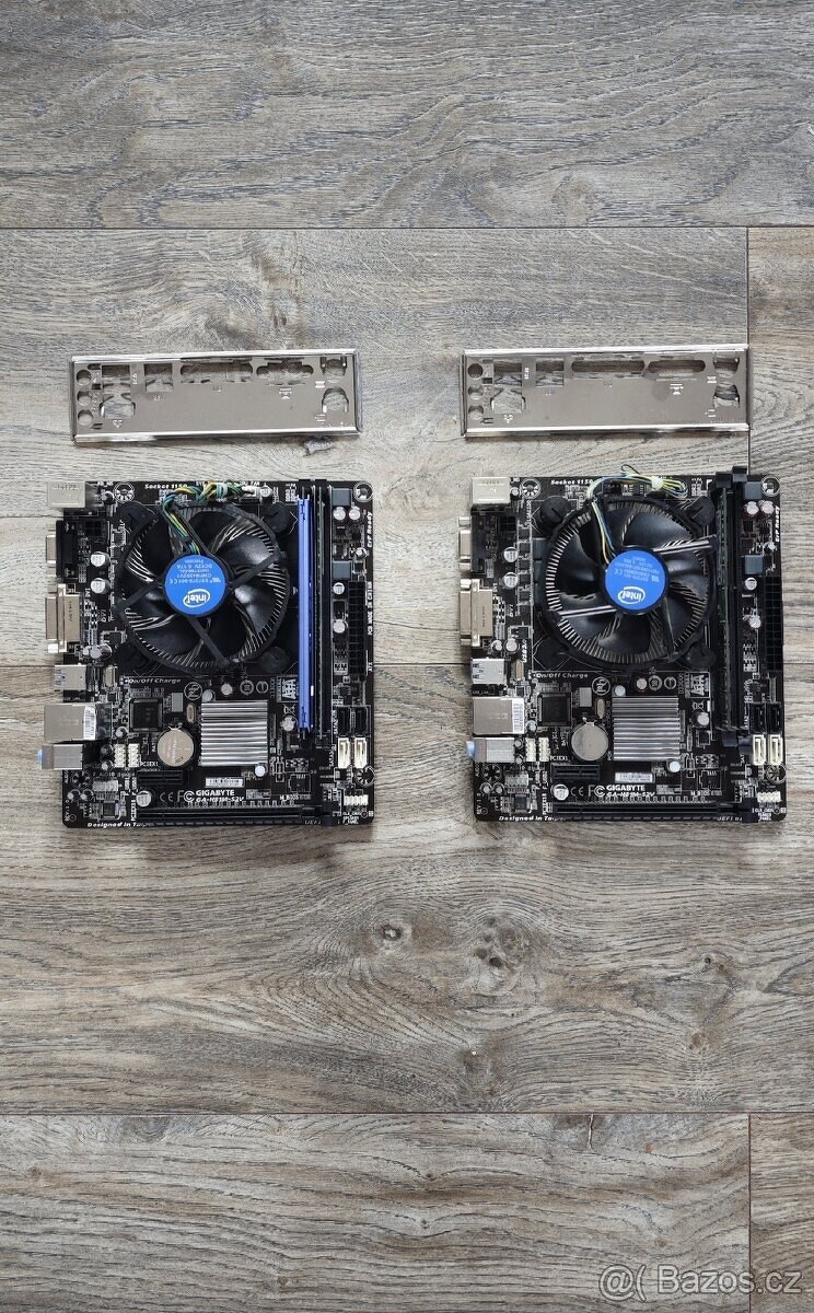 2 x GIGABYTE GA-H81M-S2V + CPU i5-4460 + RAM