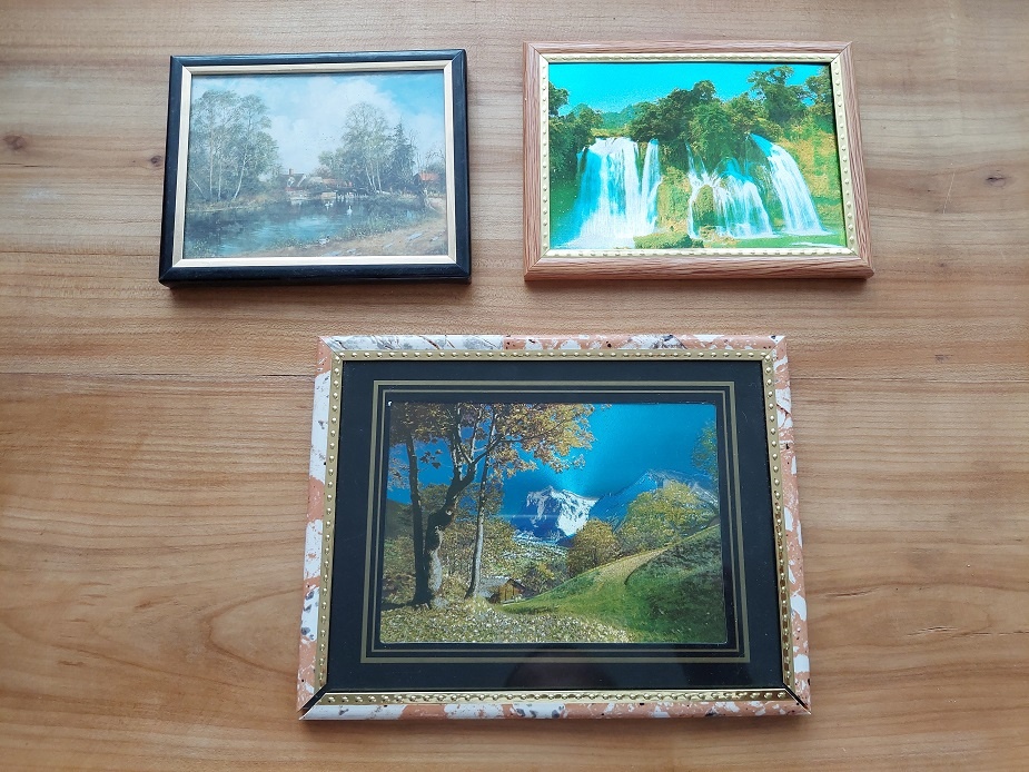 3x retro obrázky ČSSR / ČSFR 90. léta vintage - SLEVA