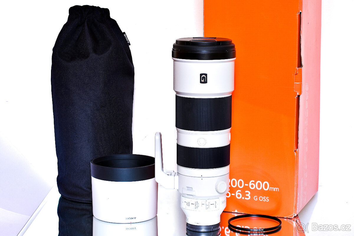 Sony FE 200-600 F/5,6-6,3 OSS + UV filtr Stav NOVÉHO
