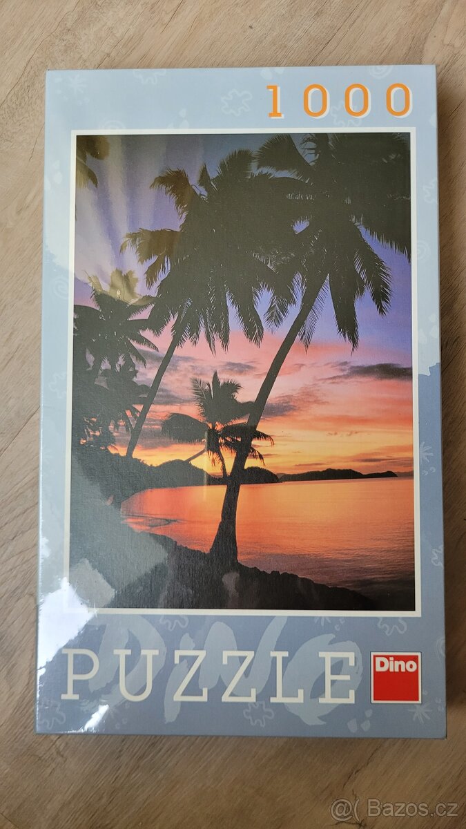 Dino puzzle 1000 dílků - západ slunce, nové