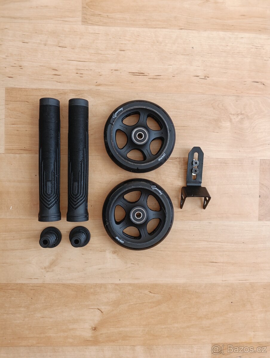 Součástky na freestyle koloběžky