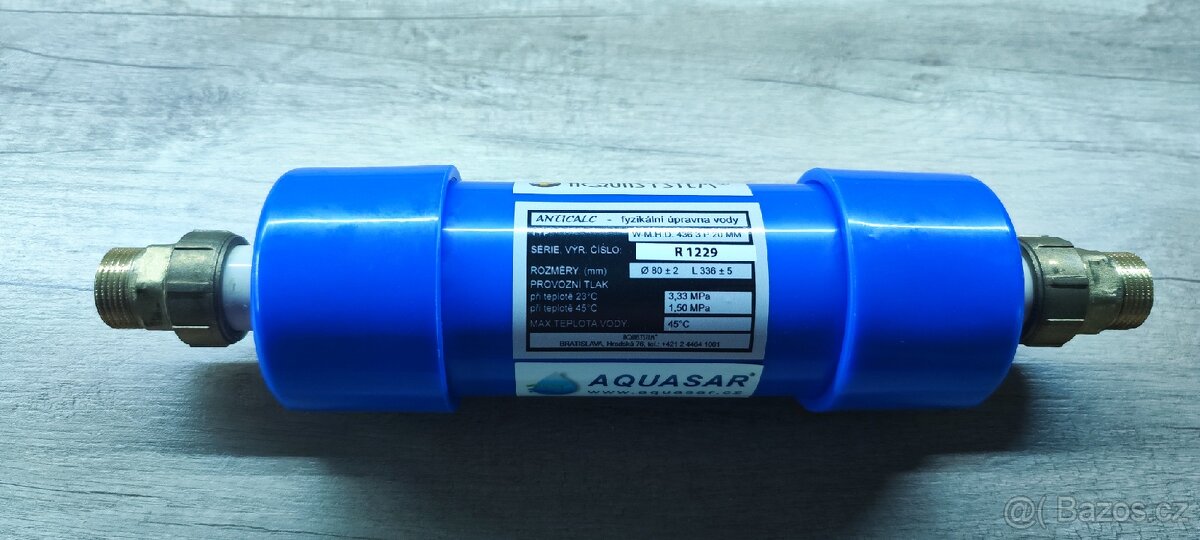 Anticalc magnetická úpravna vody, kovové koncovky