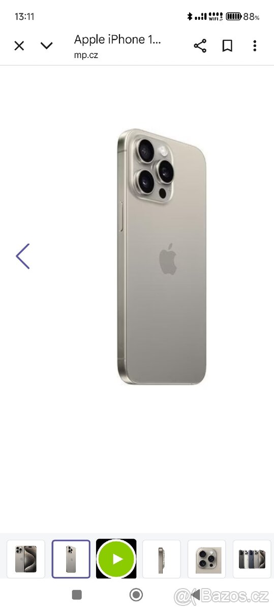 Koupím poškozený Iphone 15 pro max