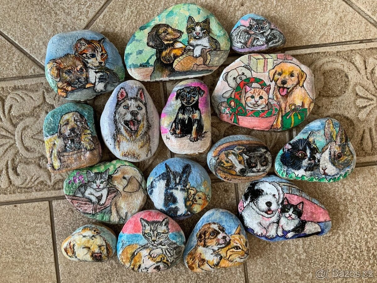 kamínky zvířátka