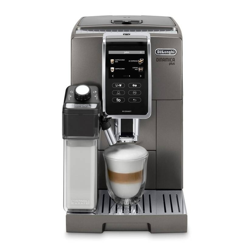 Espresso De'Longhi Dinamica plus ECAM 370.95.T, titan