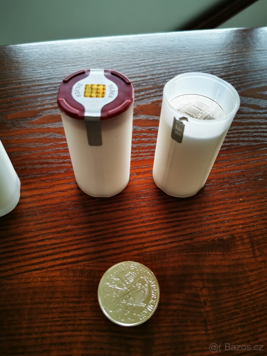 Investiční stříbrné mince 1oz Philharmonik, Maple