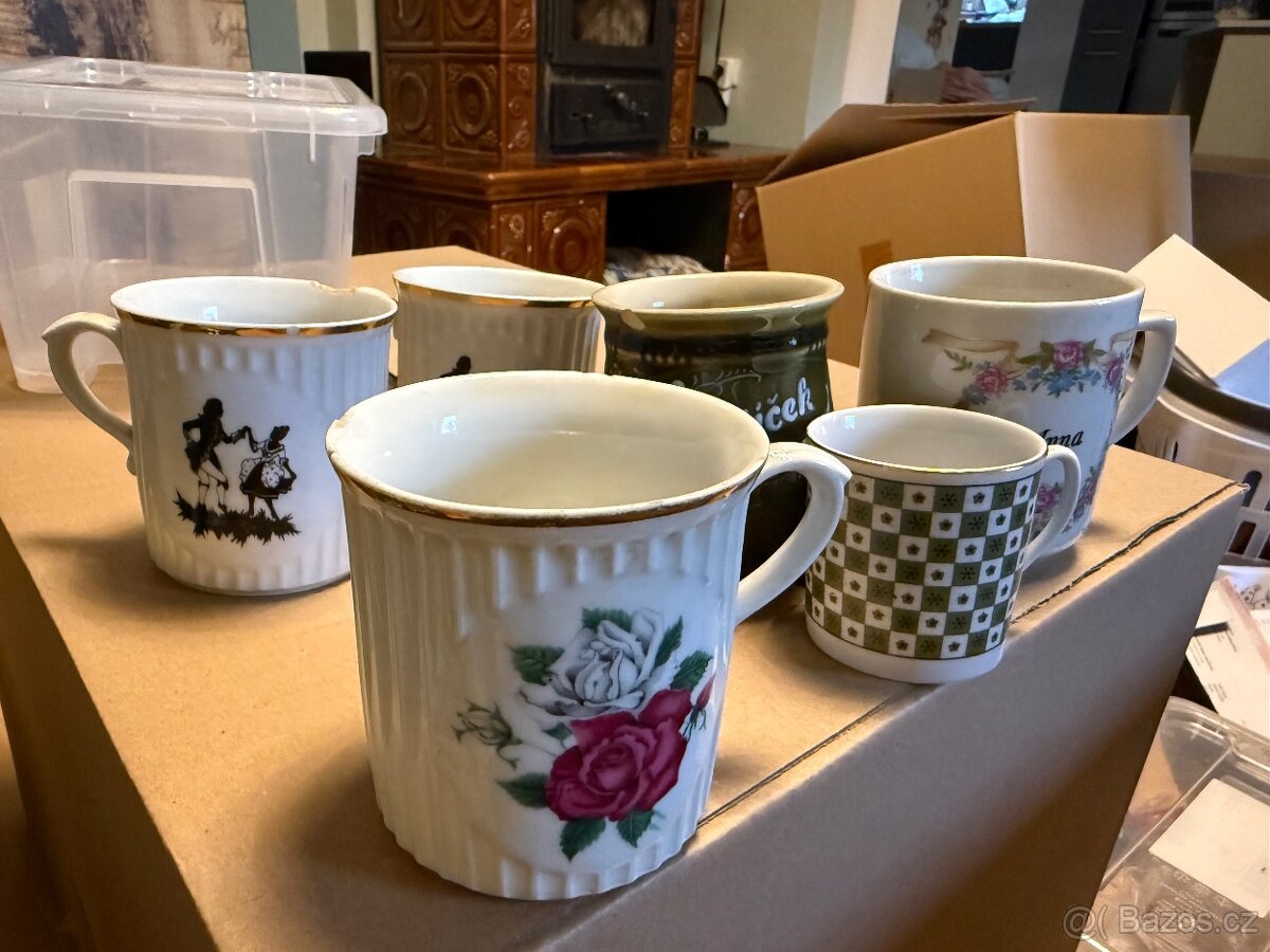 Retro hrnky – vintage porcelán a keramika