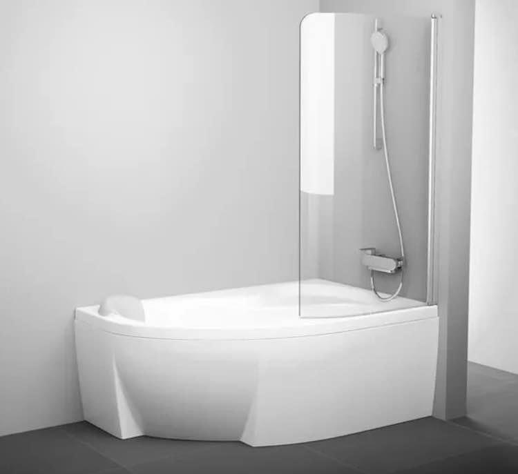 Vanová zástěna 100 cm, pravá, Ravak Rosa