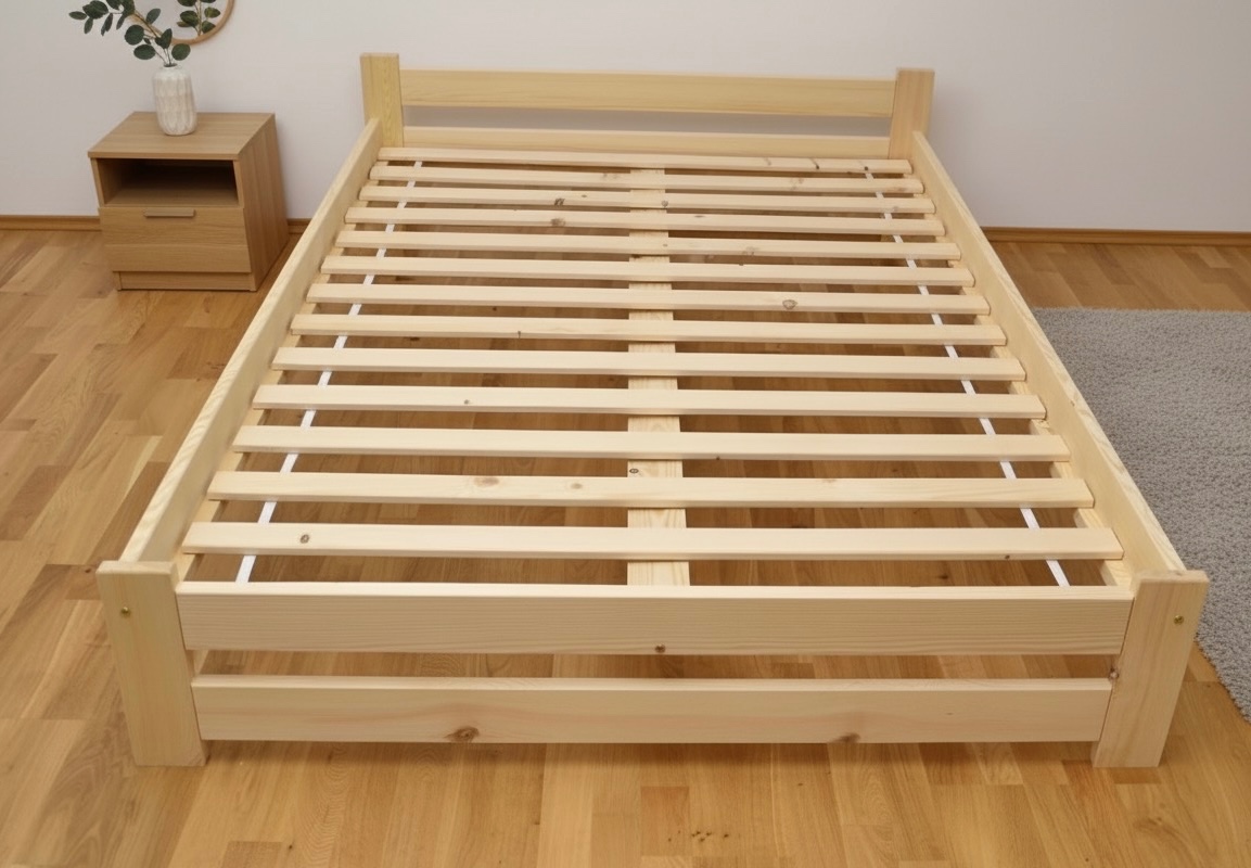 Nová postel MASIV 140x200 cm + ROŠT