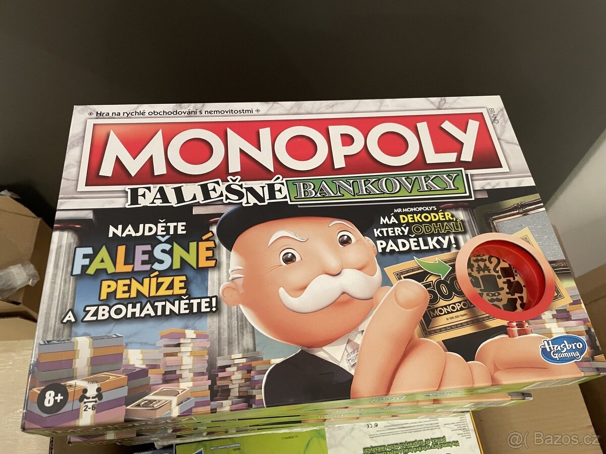 Monopoly falešné bankovky - nové zabalené