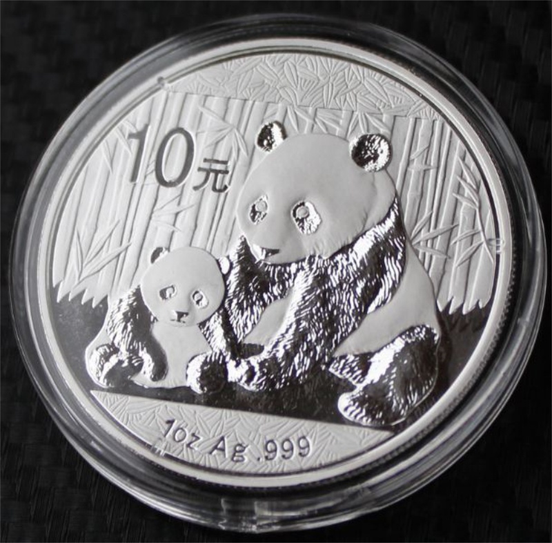 1 OZ Panda 2012 stříbrná mince