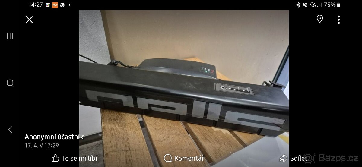 Koupim baterii do elektrokola PELLS Thorr elite L 2021