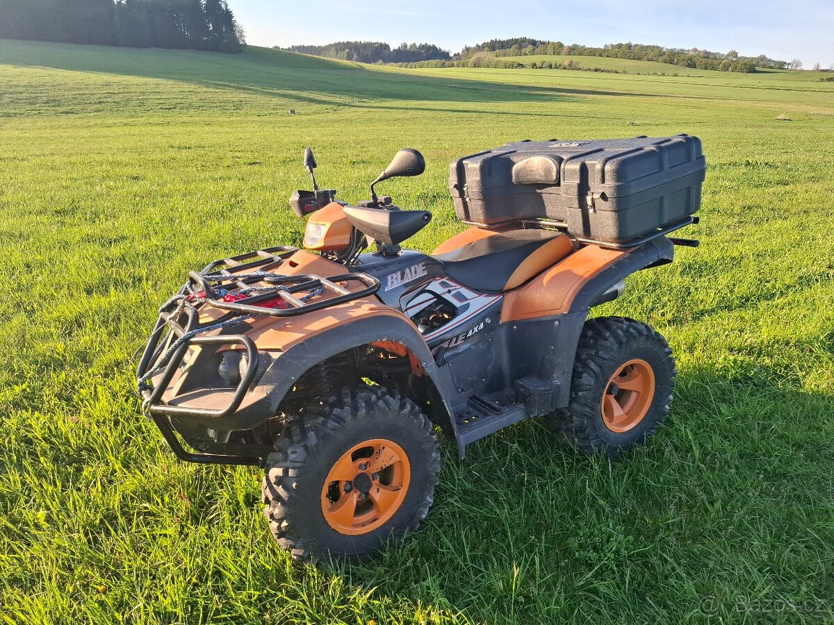 TGB BLADE 425, 14kW 4x2 r.2009, VELMI PĚKNÁ, STK 07/26
