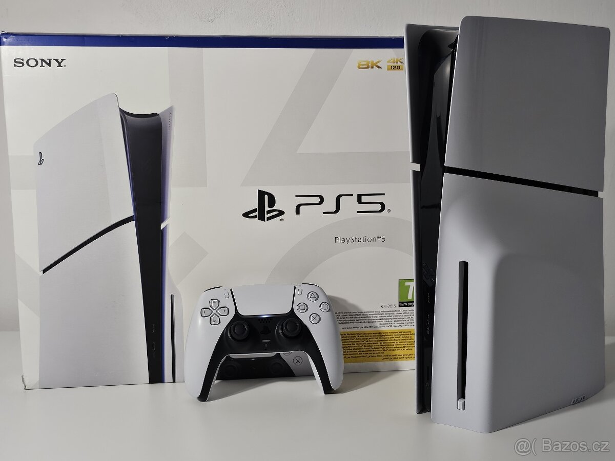 1TB SONY PLAYSTATION 5 SLIM S MECHANIKOU V ZÁRUCE