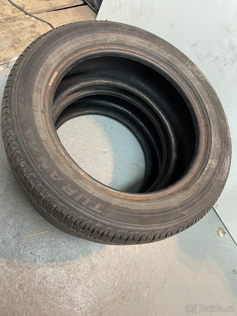 Pneu 195/55 R15 85H Bridgestone 5mm
