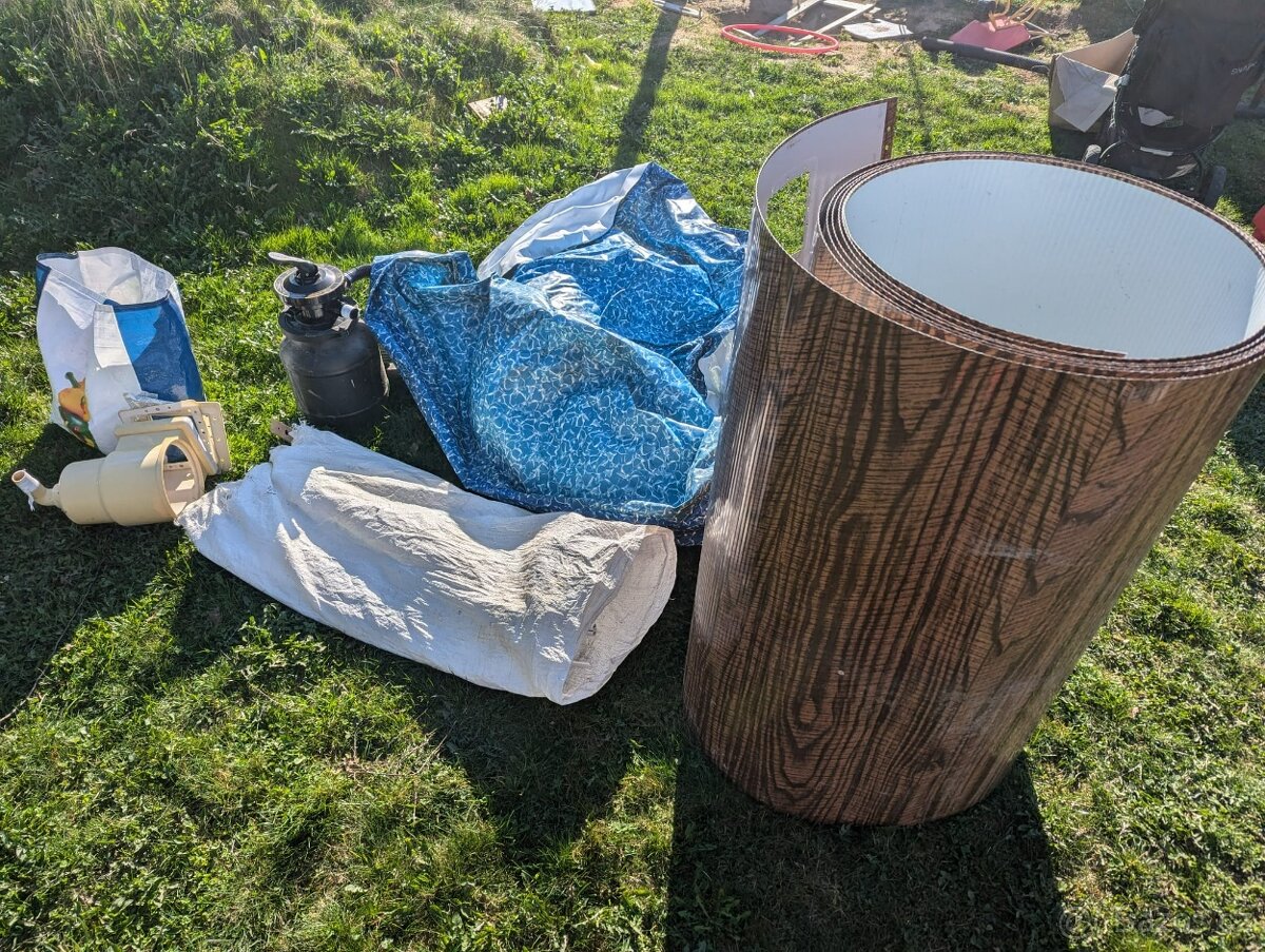Bazén Azzuro Vario V1 , těleso, fólie, filtrace, skimmer,...