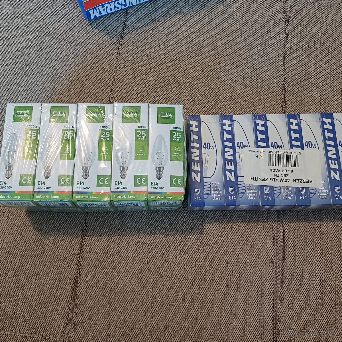 Žárovka vláknová ,svíčka čirá E14 25w 40w, E27 100w,40w