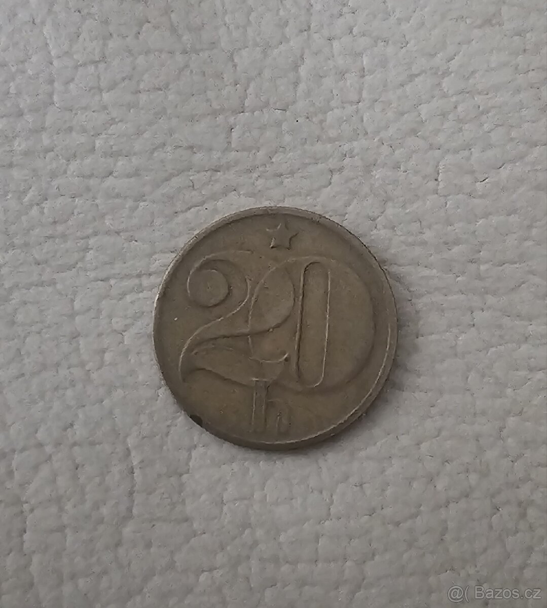 Mince 20 haléřů 1977