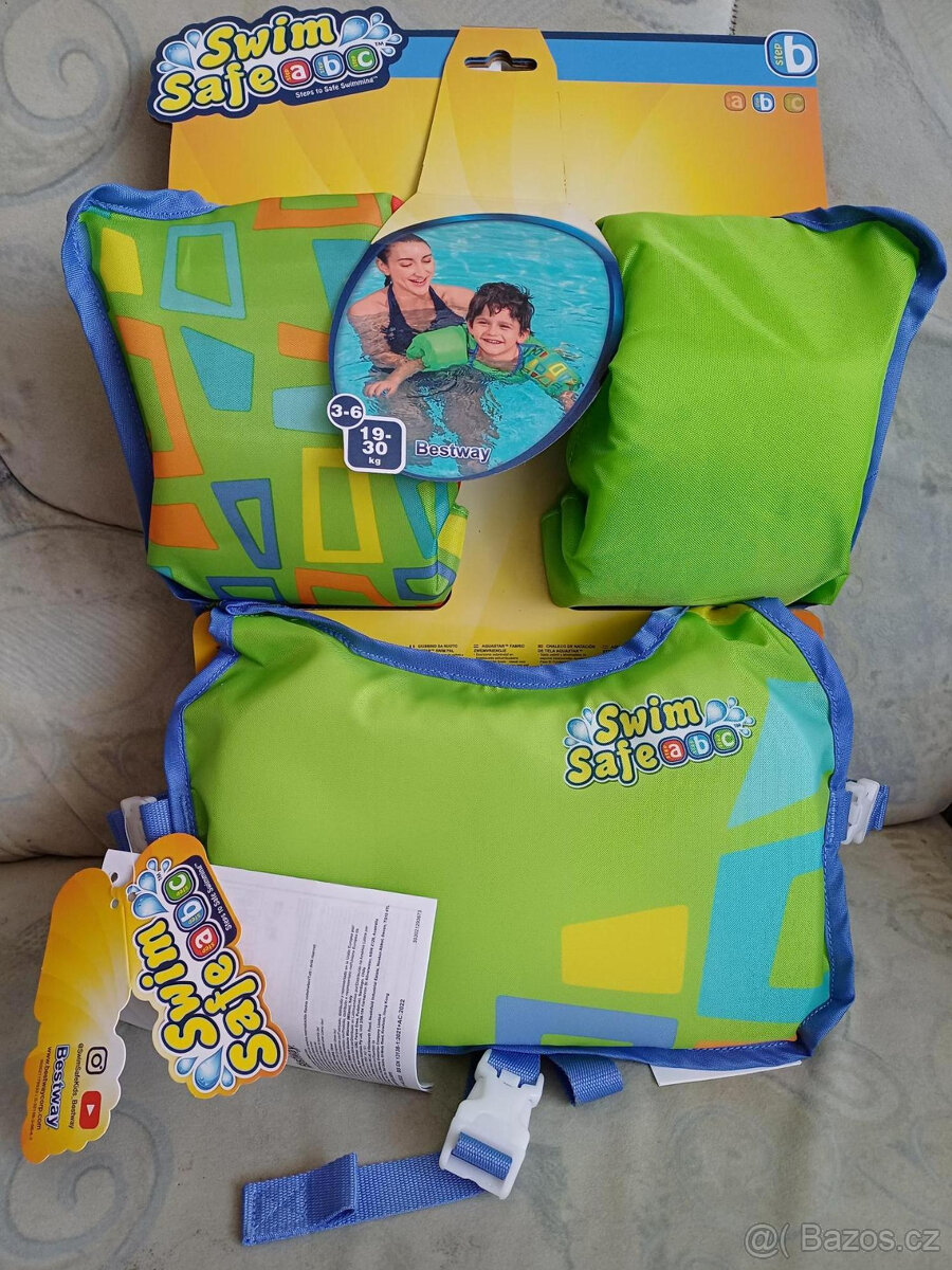 Bestway Vesta plavecká s plováky velká - zelená