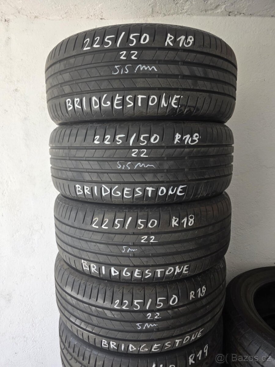Letní sada pneu 225/50 R18 Bridgestone