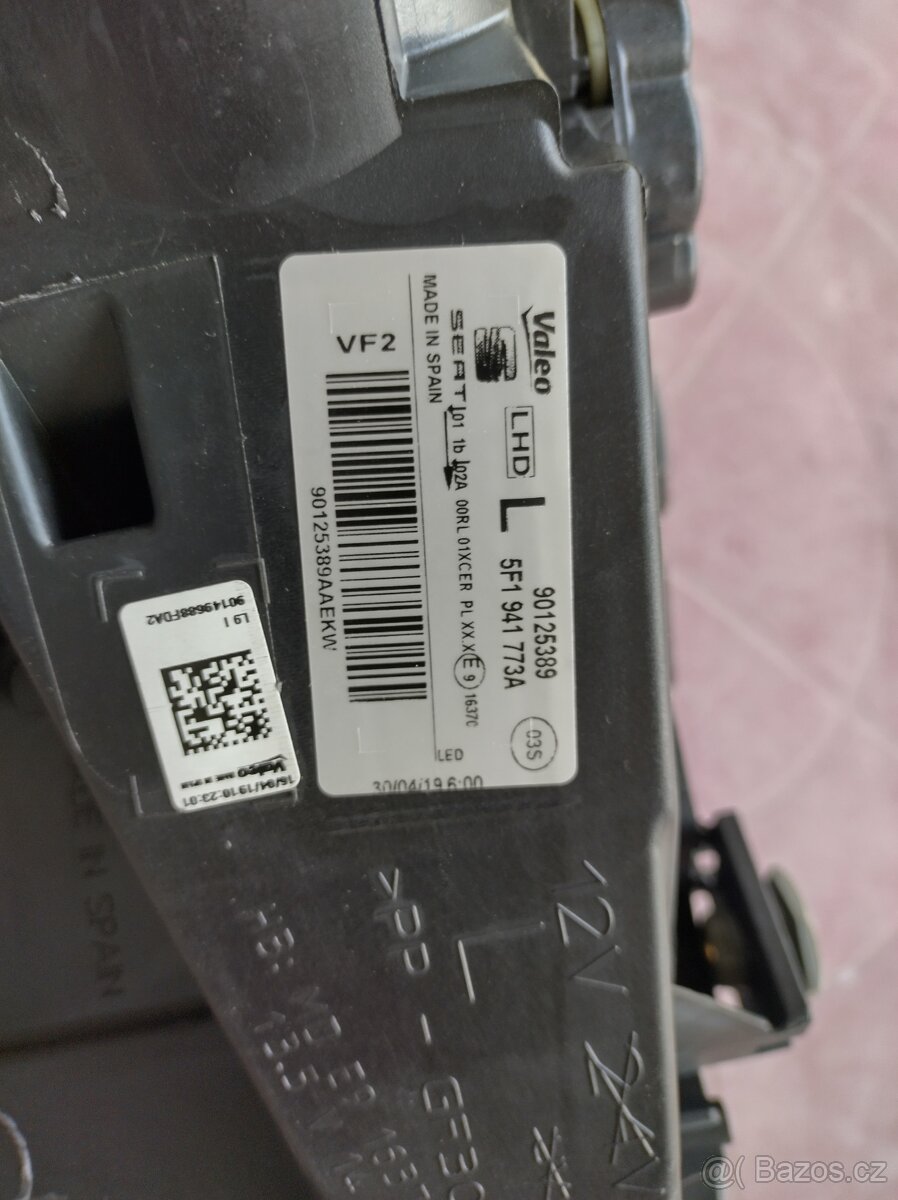 Led světlo Seat