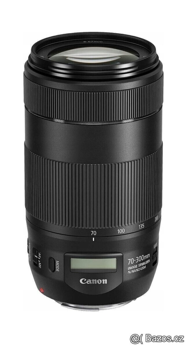 Objektiv Canon EF 70-300 mm f/4-5.6 IS II USM + clona