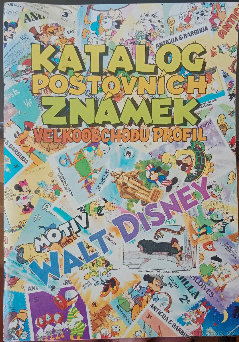 Katalog poštovních známek, motiv WALT DISNEY
