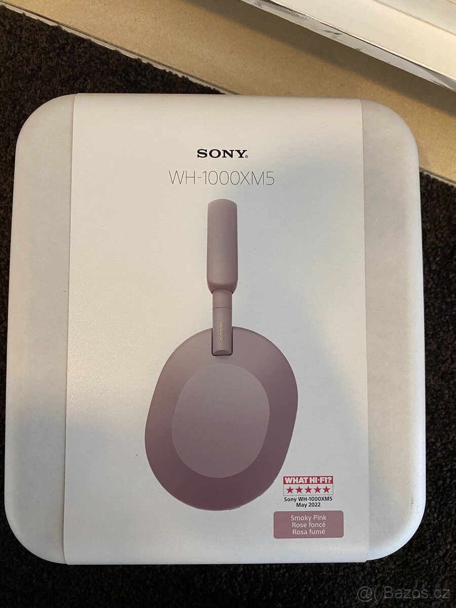 Sluchátka Sony WH-1000XM5 růžová - NOVÁ, NEROZBALENÁ