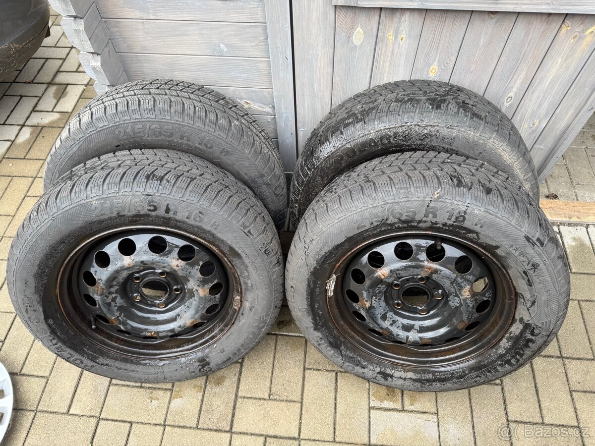 215/65 R16 zimní komplety Peugeot Rifter 5x108 + letní pneu