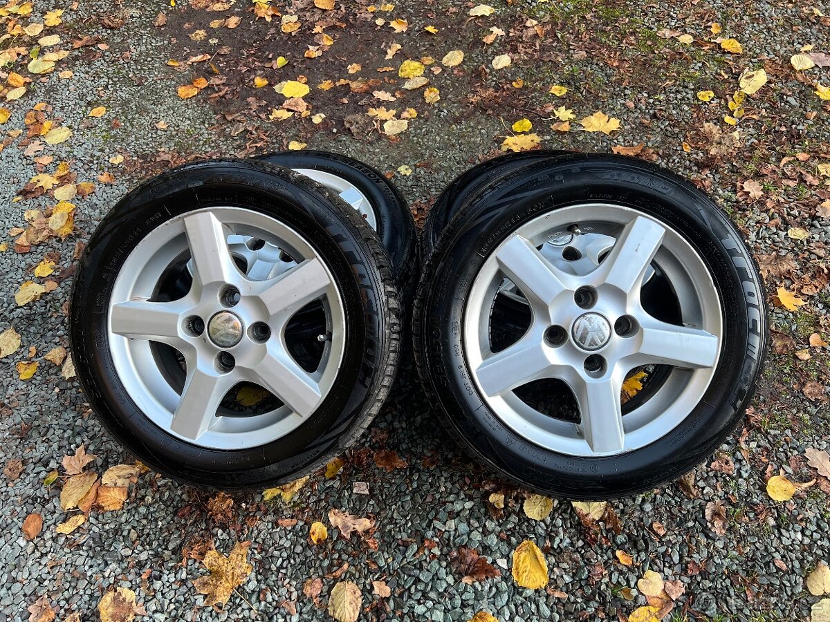 Alu kola Enzo R14 4x100, pneu 185/55/14