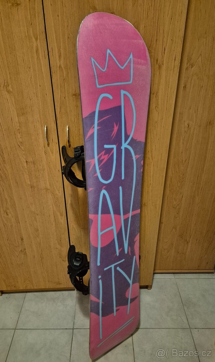 Dámský snowboard Gravity Electra 144cm + vázání Union Rosa