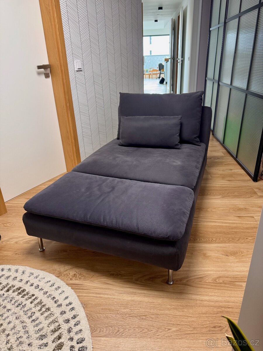 🛋️ IKEA Söderhamn lenoška – tmavě šedá