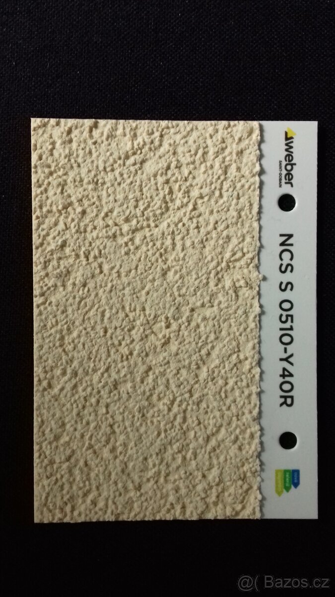 Fasádní omítka Weberpas extraClean zrnitá 1,5 mm (25kg) vani