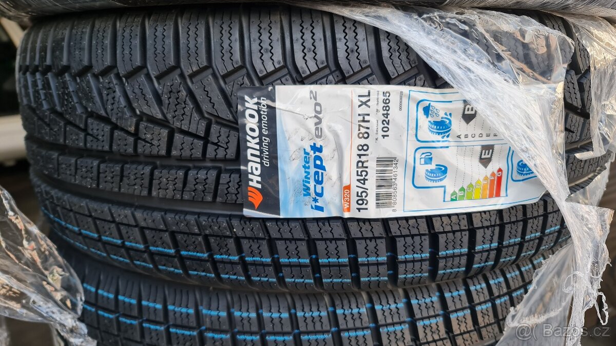 Nové pneu 195/45/18 HANKOOK záruka DPH - 195 45 R18