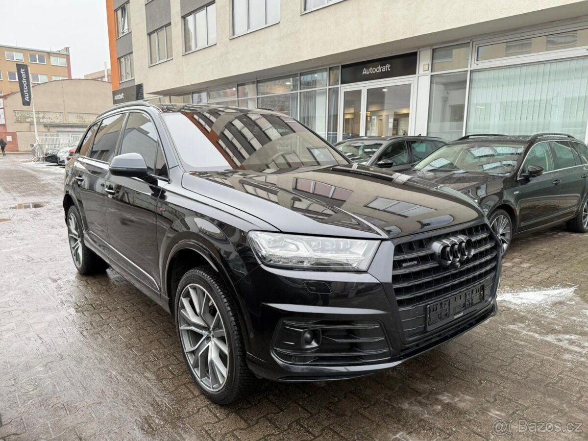 Audi Q7 3.0 TDI V6 4x4 200kw S-Line Tažné - záruka Autodraft