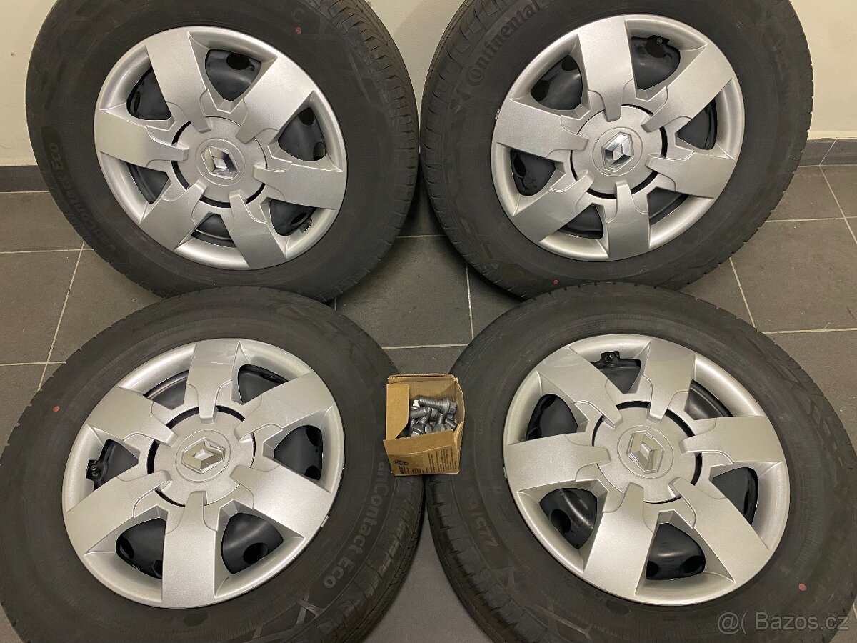 ORIGINAL sada plech. disků RENAULT MASTER 225/65/16