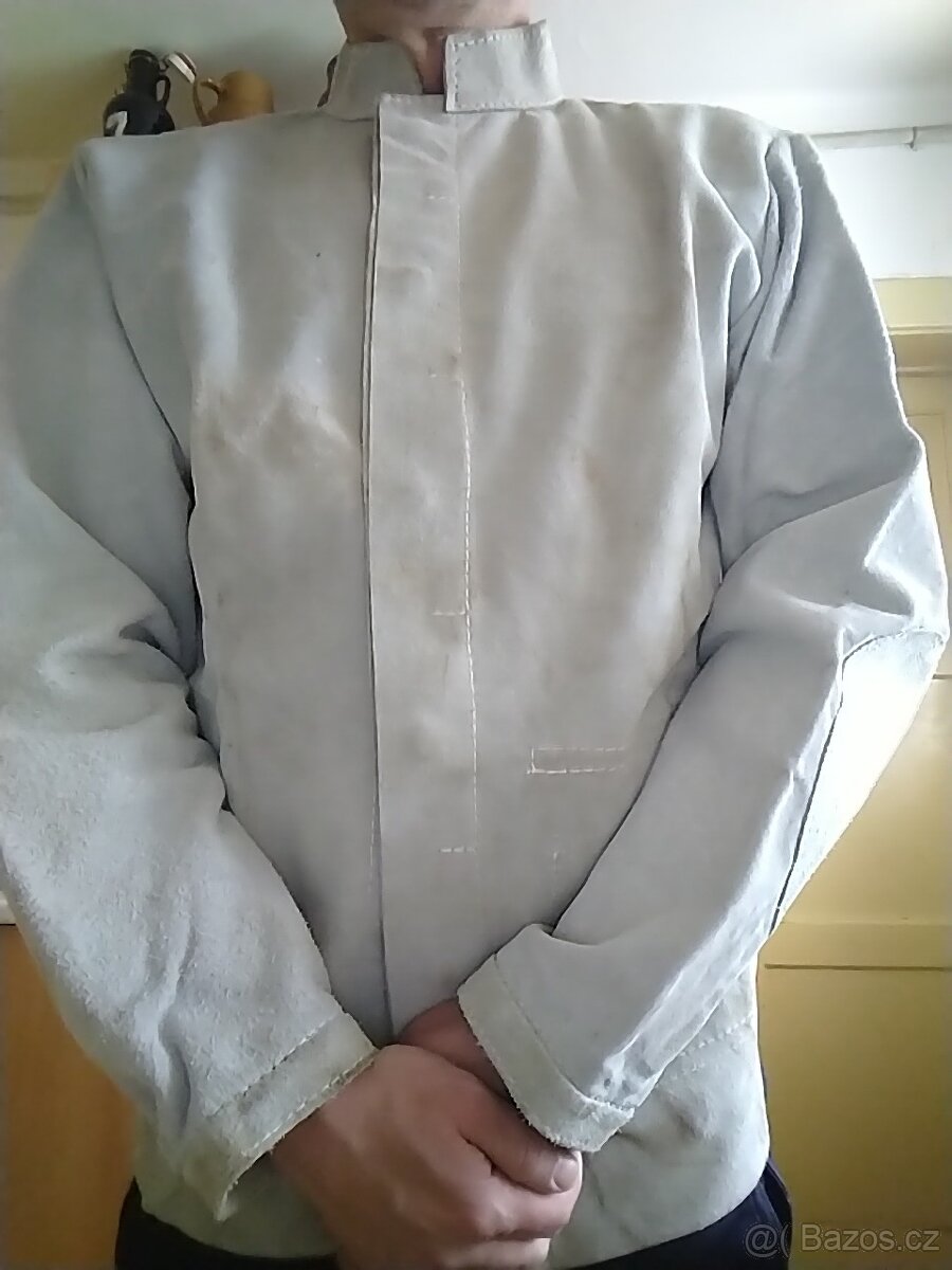 Svářečský kožený kabát
