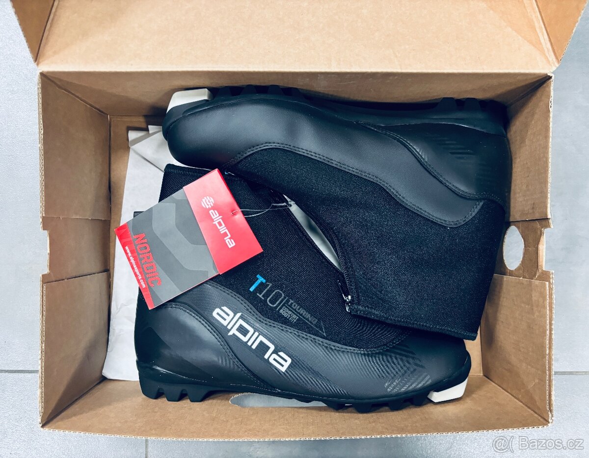 Boty na běžky ALPINA Nordic T10 EVE black/white