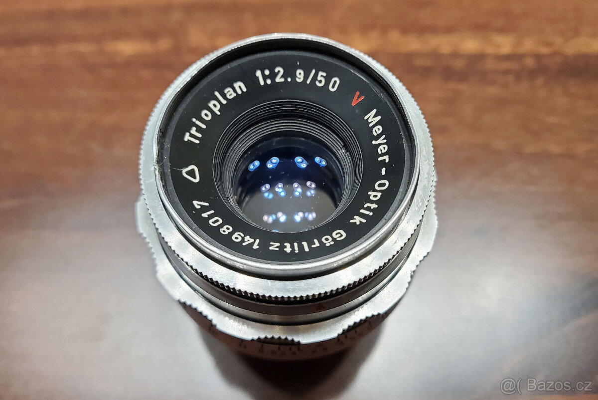 Objektiv Trioplan 50 f2.9 / Meyer-Optik Görlitz / Altix