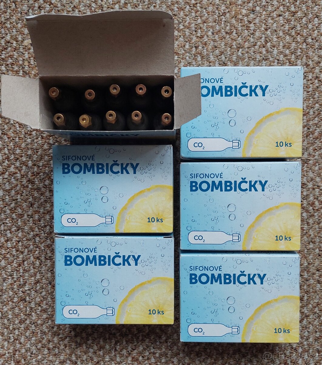 Sifonové bombičky výměnné
