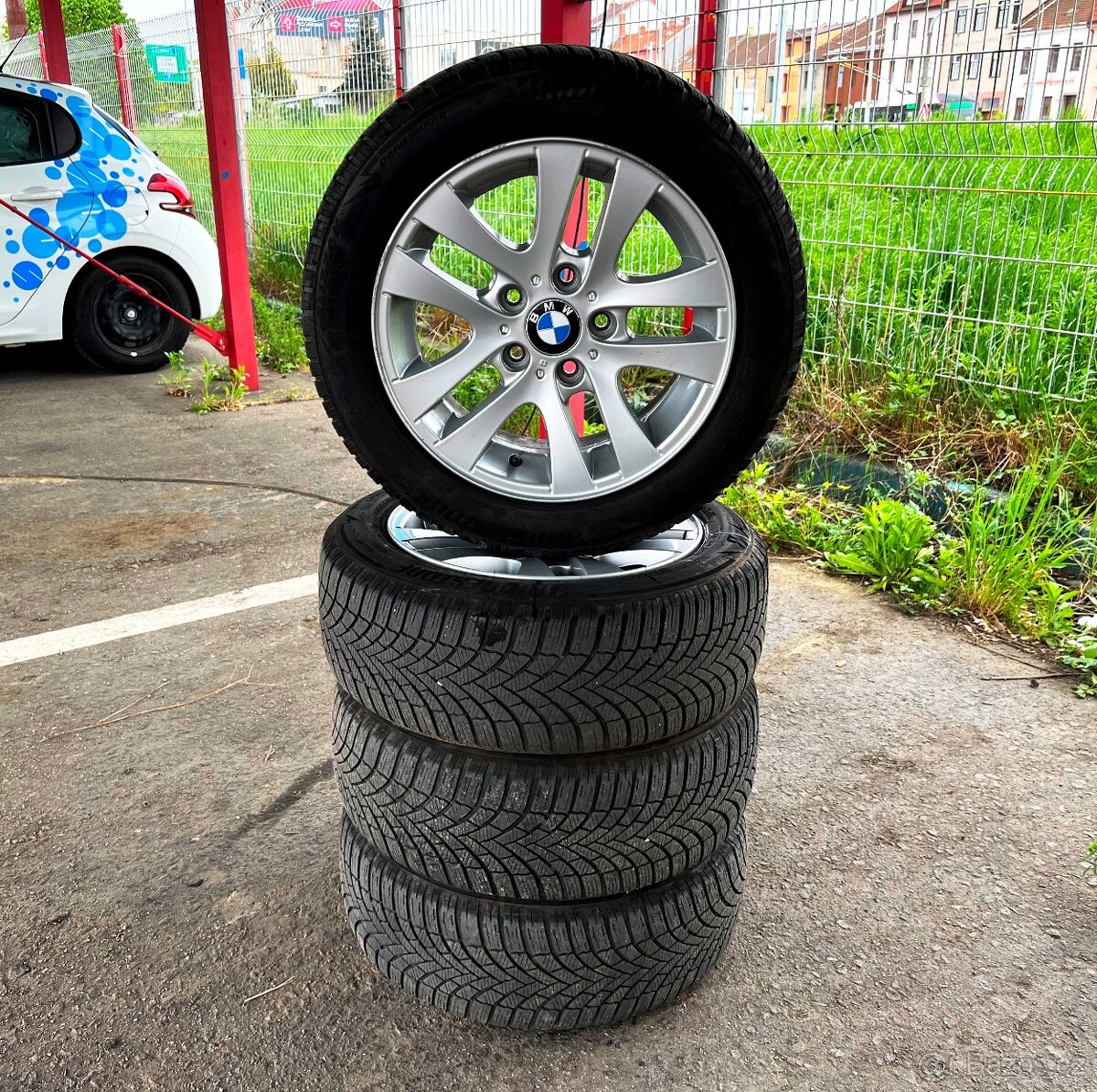 Originál kola BMW 5x120 R16 + Zimní pneu 205/55 R16